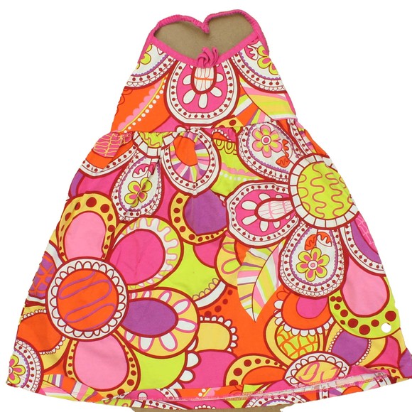 The Children's Place Girls Pink | Orange Dress size: 4T